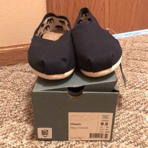 Classic Navy Canvas Toms
